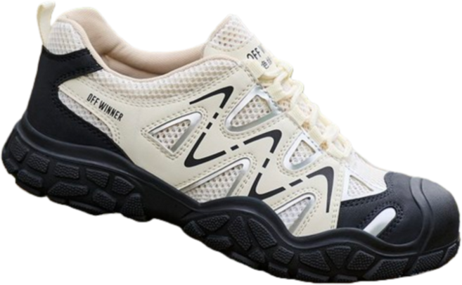 남성 안전화 여름 가벼운 메쉬 통풍 작업화