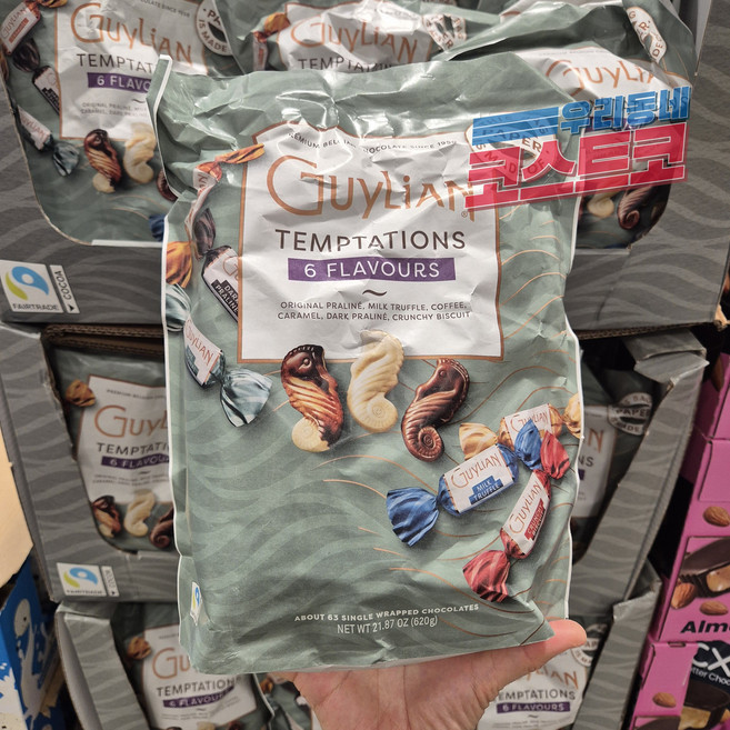 GUYLIAN 길리안 템테이션 파우치 620g 코스트코, 1개