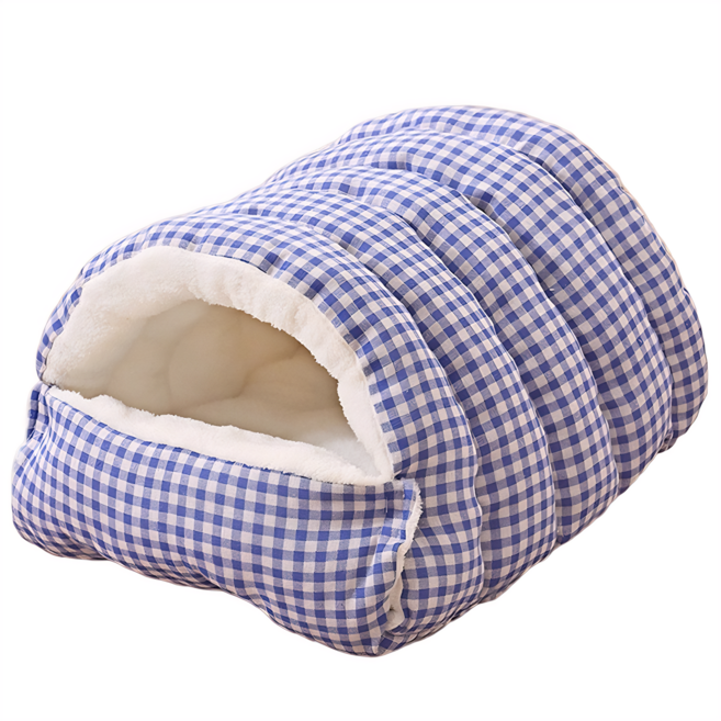 보온 고양이 하우스, 1개, 블루
