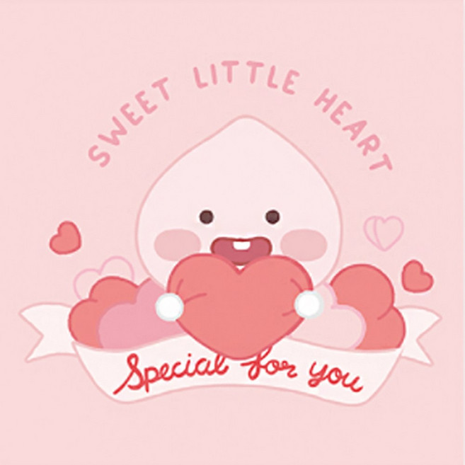 DIY 그림 그리기 카카오프렌즈 하트 어피치 25x25, 1개