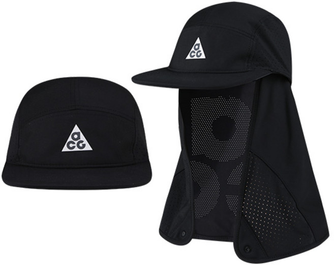 나이키 ACG 플라이 언스트럭처 케이프 볼캡 트레일 아웃도어 모자 블랙 HJ7021-010