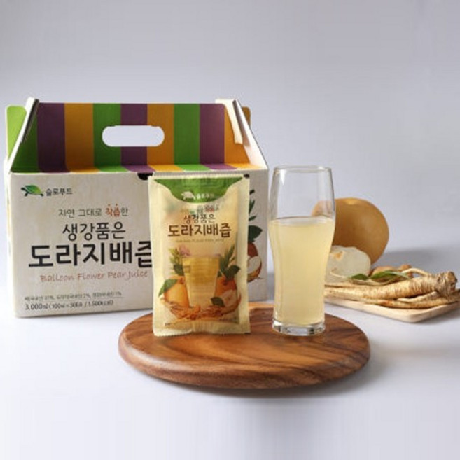 생강품은 도라지 배즙 100g x 120팩, 없음