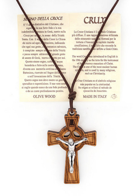 이태리올리브나무 십자가 목걸이 가톨릭 천주교 성물