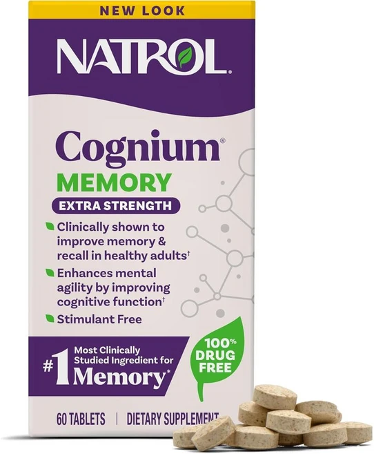 나트롤 코그니엄 메모리 Natrol Cognium Memory Extra Strength 200mg 60정, 상품선택, 1개 - 쿠팡