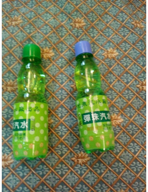 草地狀元 新光泉汽水廠 彈珠汽水 塑膠瓶, 詳見包裝