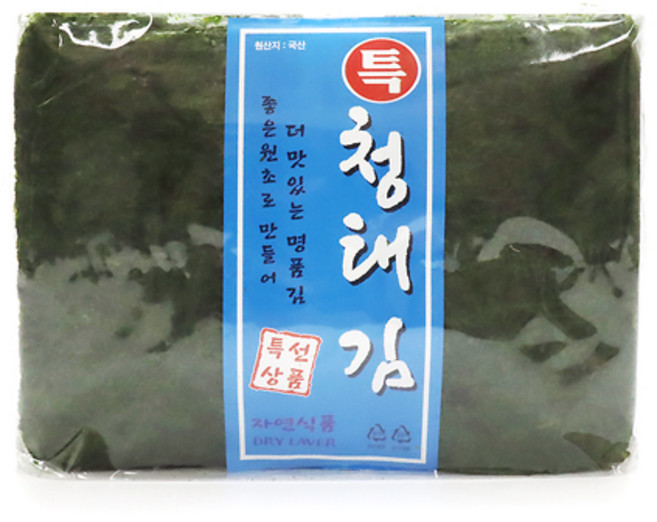 [모든반찬] 완도 청태김 100매, 1개, 250g