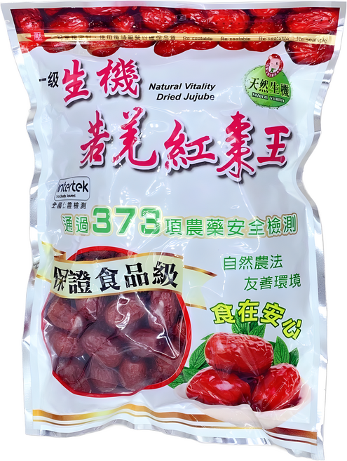 生機紅棗/若羌棗 600g (新疆/食品級), 1入