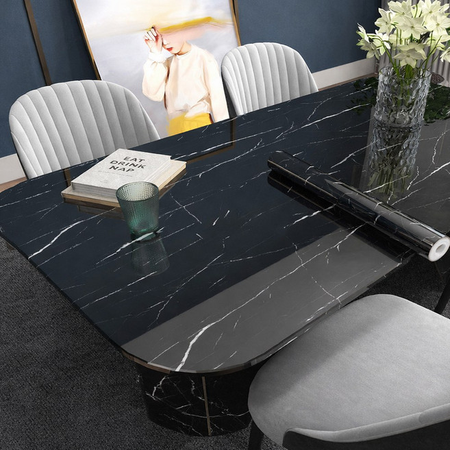 아리아스토어 내열 주방 싱크대 상판 시트지, 1개