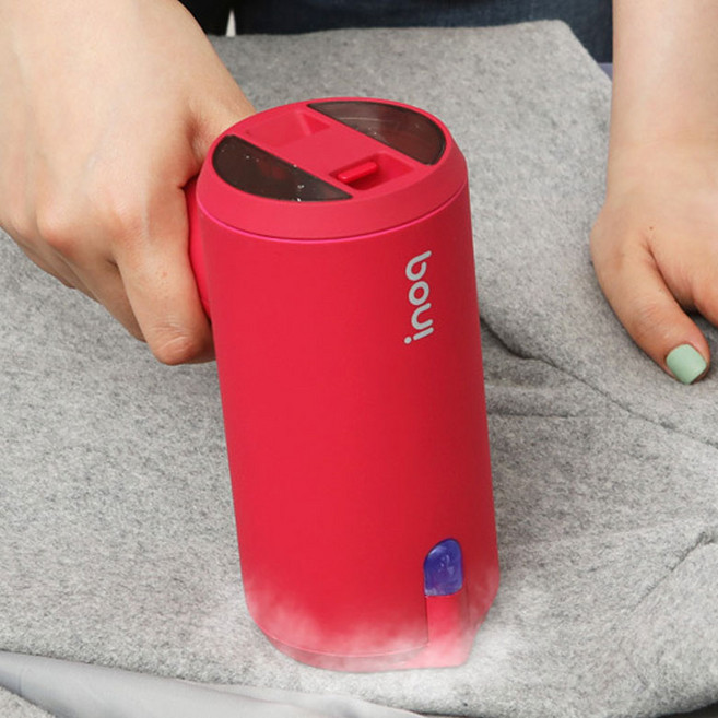 이노크아든 핸디 스팀다리미 접이식 S2, 인디핑크