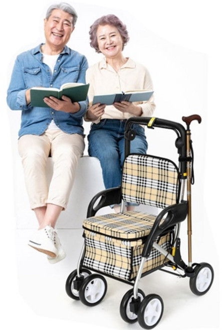 어르신보행기 노인 어르신유모차, 1개