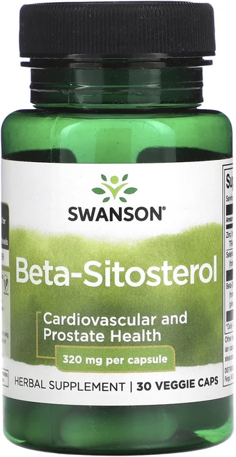 몸관리하세요 겨울입니다 Swanson 베타-시토스테롤 320mg 베지 캡슐 30정 특별관리진행, Swanson베타시토스테롤320mg베지캡슐30정, 1개 - 쿠팡