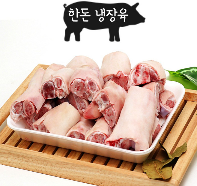 한나축산 국내산 냉장 돼지족탕 미니족 국산 돼지 생족 생족발 미니 족발 돼지족, 돈족탕용컷팅, 1개, 2.2kg