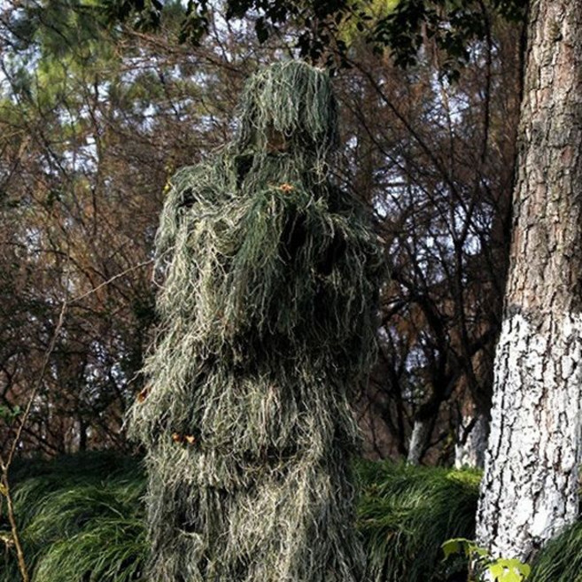 위장 전신 슈트 야외 서바이벌 게임 사냥 촬영 은폐 복장 밀리터리 전술 장비, 1개, 길리슈트 사막형