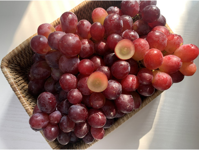 씨없는 포도 블랙사파이어 고당도 체리크러쉬 크림슨 800g, 1개