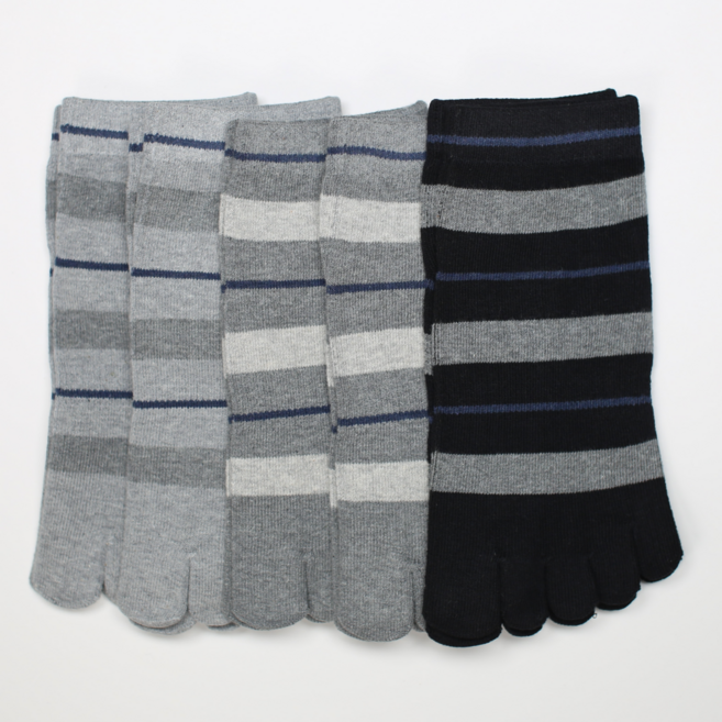 노블삭스 남자 발가락 단목 발가락양말 국내생산 혼합 5켤레 세트