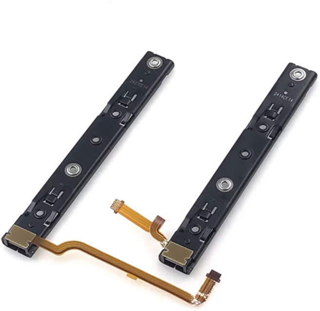 Switch Oled L R 슬라이드 레일 왼쪽 오른쪽 슬라이더 NS Joy-con 컨트롤러 용 NS 콘솔 용 레일 철도 교체, [01] For NS