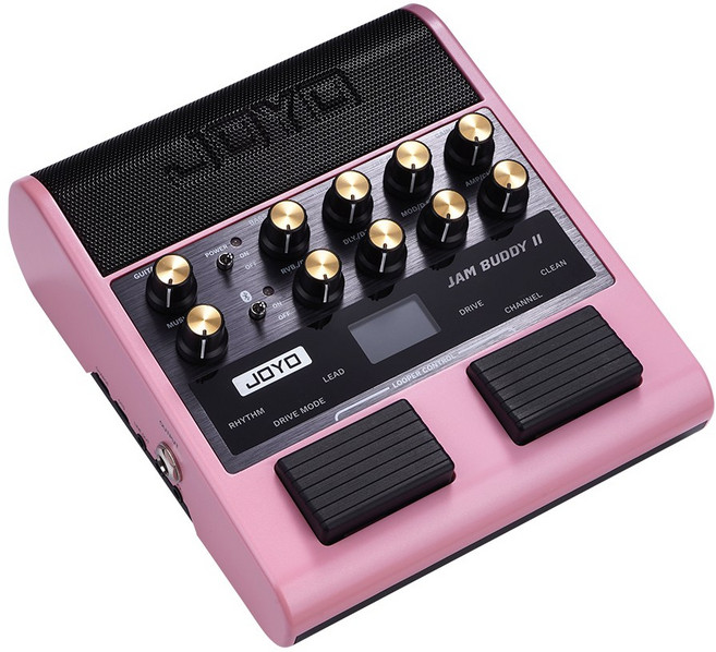 호환 JOYO JAM BUDDY II 일렉트릭 기타 앰프 올인원 앰프 이펙트 페달 USB OTG 출력 14 모델 드럼 머신루퍼블루투스, [03] Pink