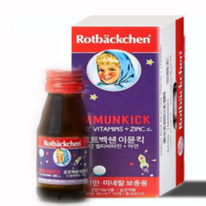 빠른배송 [로트벡쉔] 이뮨킥 12 멀티비타민+아연 (10일분) 60mL X 20개 1박스 19812