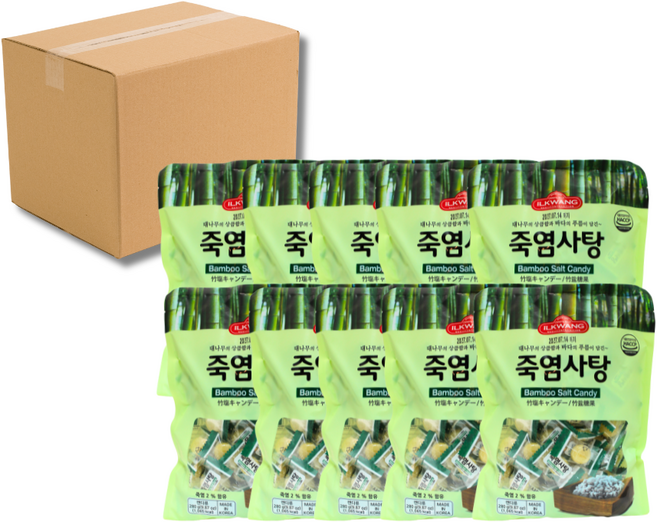 일광제과 죽염사탕, 280g, 10개