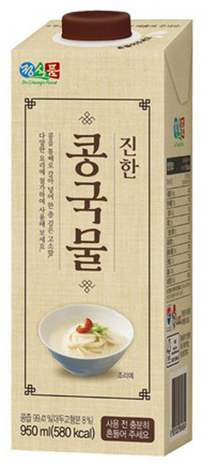new 베지밀 정식품 진한 콩국물, 950ml, 2개