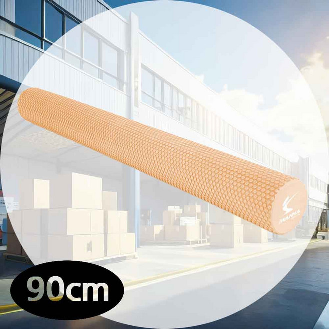 폼롤러 90cm 코랄핑크 마사지 기 스트레칭 운동 용품 근육 이완 피트니스 요가 보디빌딩, 본상품