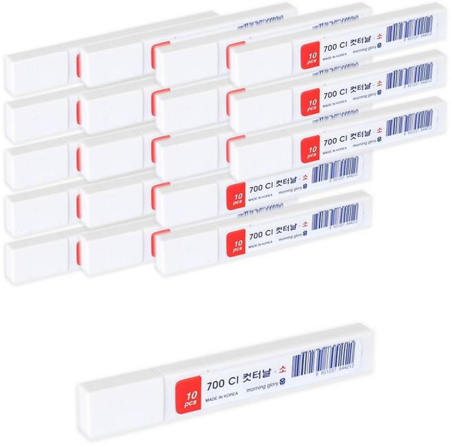 모닝글로리 700 CI 소형 커터날, 19개