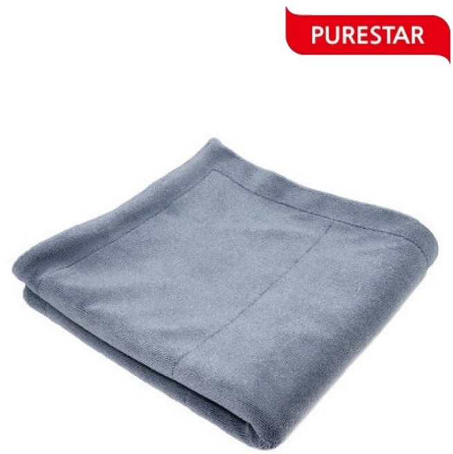 퓨어스타 슈페리어 버핑타월 그레이 왁스 광택용 타월 40X40, 1개