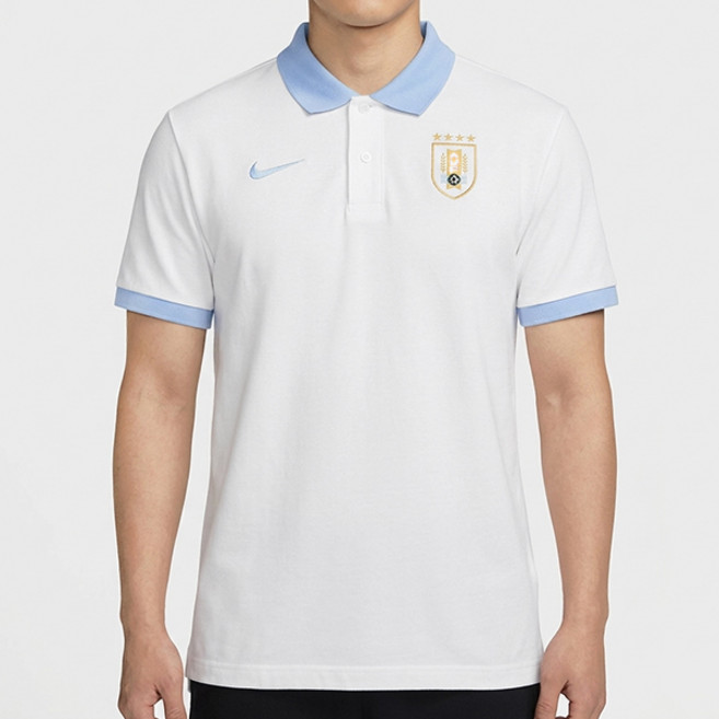 나이키 우루과이 Club Matchup Pique Polo Shirt 반팔티 서밋 화이트-로얄 틴트