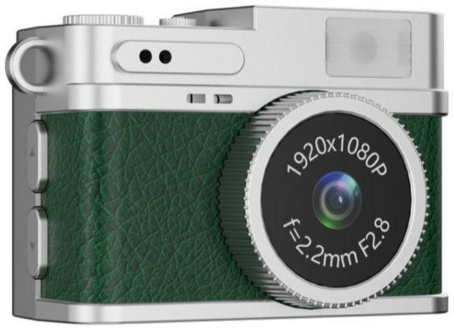 復古迷你相機 2000萬像素拍照/1080P錄影 螢幕顯示 LED補光燈 濾鏡模式 吊飾 贈16GB卡