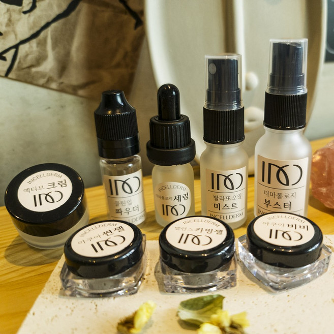 화이트공병 8종 샘플용기 여행용 화장품공병, 8종세트, 화이트병, 1개