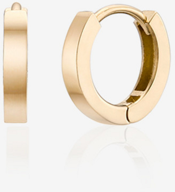 골드앤디어 14KGF 미니 민자 원터치 링귀걸이