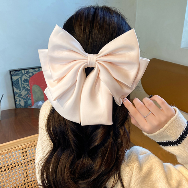 미하루 빅사이즈 대형 리본 머리핀 리본핀