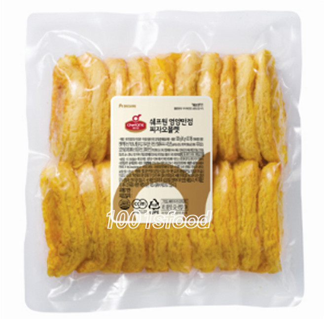 청정원 쉐프원 피자오믈렛(50gx20개) 1kg, 50g