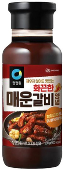 청정원 화끈한 매운갈비양념 500G, 1개
