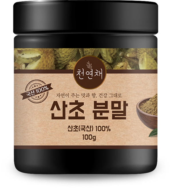 천연채 국산 산초가루 분말, 1개, 100g