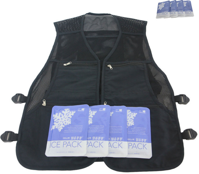 에이스픽 아이스조끼 얼음조끼 냉조끼 쿨조끼 여름 [아이스팩 8개증정]
