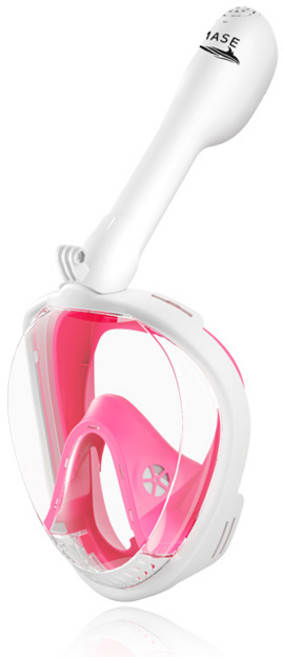 메이스 김서림방지 풀페이스 스노쿨링 마스크, 핑크