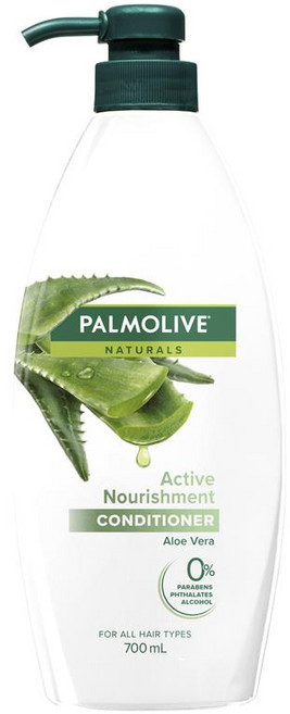 팜올리브 내츄럴 액티브 너리쉬먼트 일반헤어 컨디셔너 알로에베라 펌프, 1개, 700ml
