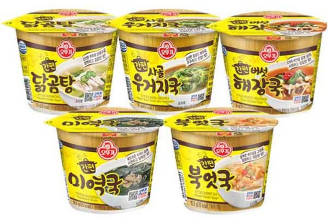 오뚜기 간편 컵국 15입/미역국/북어국 외 총5종, 9.5g, 15개