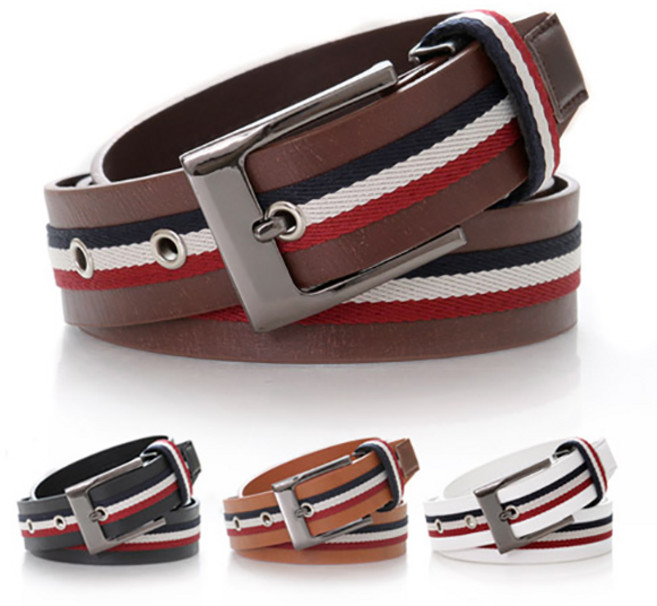 스웰 남성용 청바지 벨트 캐주얼 허리띠 밸트 (SK012)