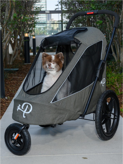 百嬌客 Petique Breeze 寵物運動推車 墨綠色與黑色可選 輕便摺疊設計, 1個, 綠色, 綠色