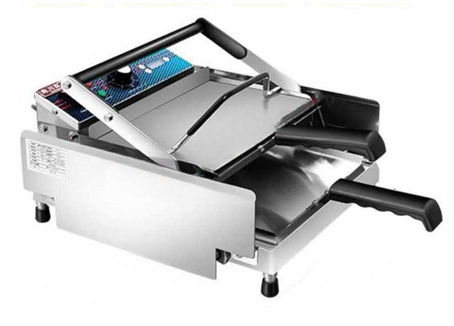 패티 굽는기계 철판 번 햄버거 철판구이 빵 머신 소형 디지털, 1개, 대형 디지털 알루미늄