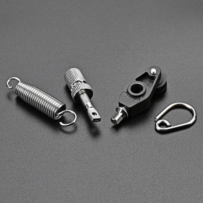 베이스 드럼 교체 부품 DIY 금속 발 페달 스프링 캠 텐셔너