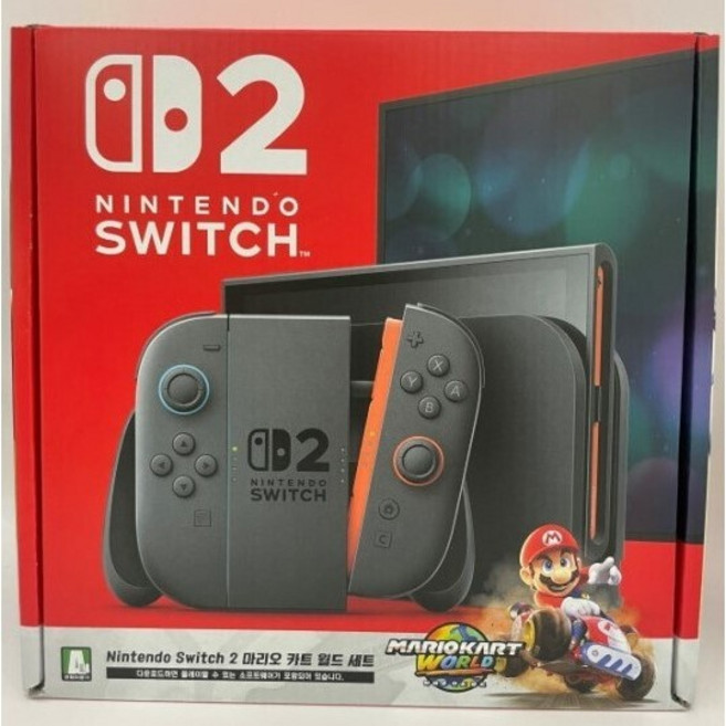 닌텐도 스위치2 본체 마리오카트 월드