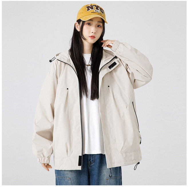 情侶防風防潑水外套 石墨烯發熱棉服外套 男女款 連帽風衣外套