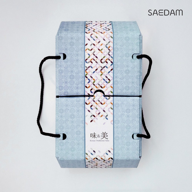 새담 손잡이 화과자 10구 박스 1개 / 답례 떡상자
