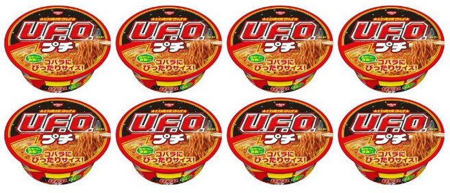 일본 닛신 UFO야끼소바 미니 63g, 8개