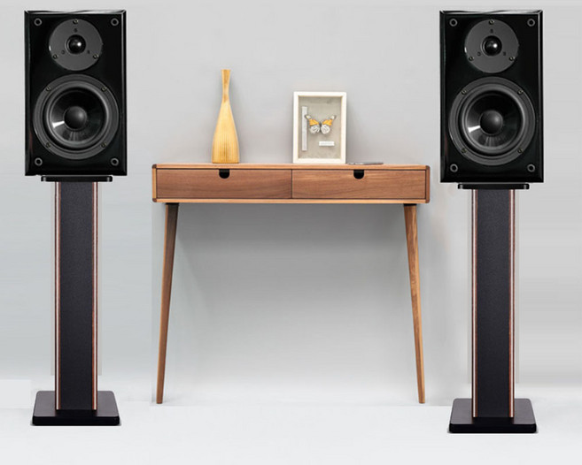 프리미엄 우드 스피커 스탠드 우퍼 받침대 거치대, 15cm 2개 1세트