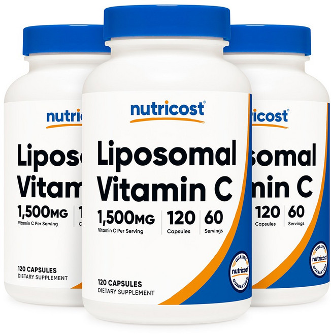 뉴트리코스트 리포좀 비타민C 1500mg 캡슐 120정 3개