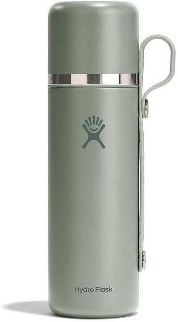 Hydro Flask Hot & Cup - 단열 스테인리스 스틸 커피용 뜨거운 음료 여행용 용기 828ml(28온스) 비치플럼 퍼플 389857, 용설란